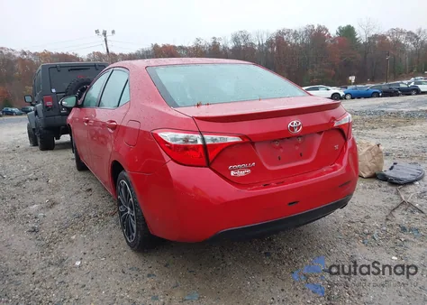 2016 Toyota Corolla S Plus from USA, damaged, VIN 2T1BURHE3GC552383